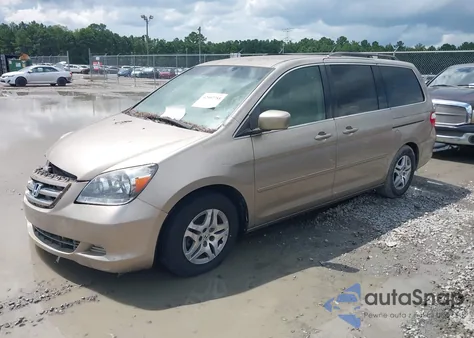 2005 Honda Odyssey Ex z USA, uszkodzony, nr VIN 5FNRL38475B402369